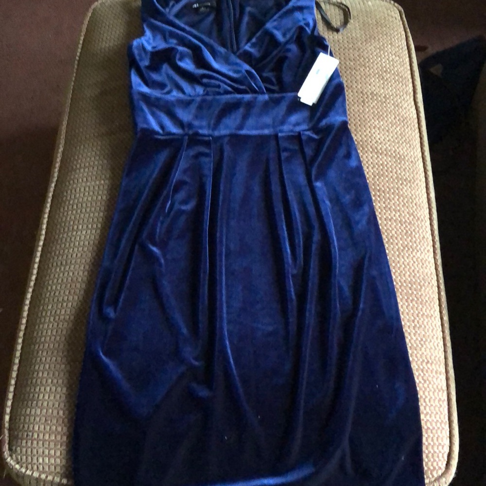AB Studio Velvet Velour Dress NWT